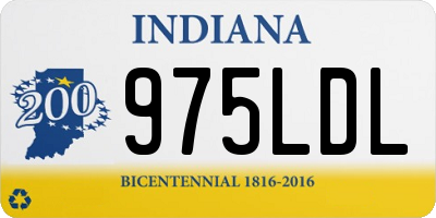 IN license plate 975LDL