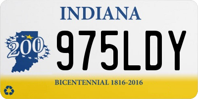 IN license plate 975LDY