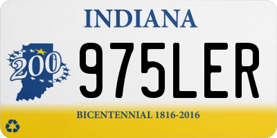 IN license plate 975LER
