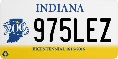 IN license plate 975LEZ