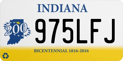 IN license plate 975LFJ