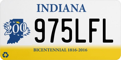 IN license plate 975LFL