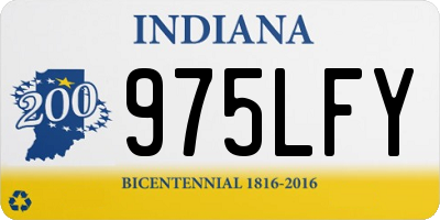 IN license plate 975LFY