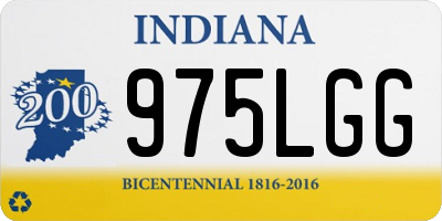 IN license plate 975LGG