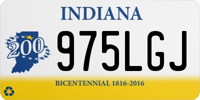IN license plate 975LGJ