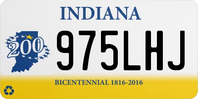 IN license plate 975LHJ
