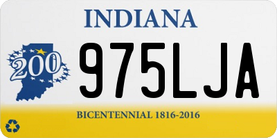 IN license plate 975LJA