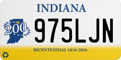 IN license plate 975LJN