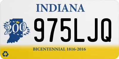 IN license plate 975LJQ