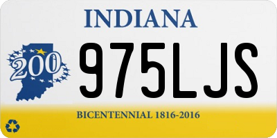 IN license plate 975LJS