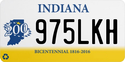 IN license plate 975LKH