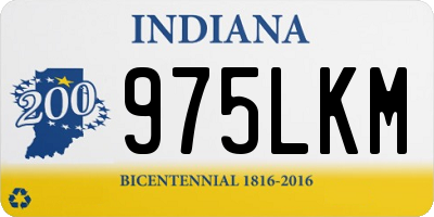 IN license plate 975LKM