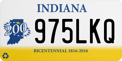 IN license plate 975LKQ