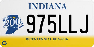 IN license plate 975LLJ