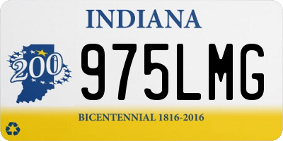 IN license plate 975LMG