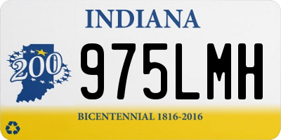 IN license plate 975LMH