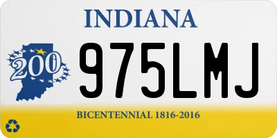 IN license plate 975LMJ
