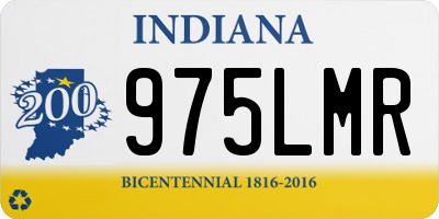 IN license plate 975LMR