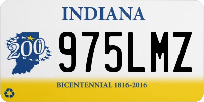 IN license plate 975LMZ