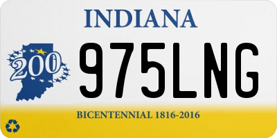 IN license plate 975LNG