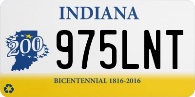 IN license plate 975LNT