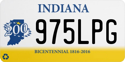 IN license plate 975LPG