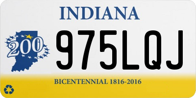IN license plate 975LQJ