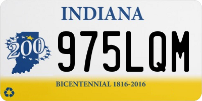 IN license plate 975LQM