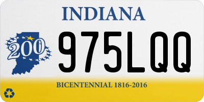 IN license plate 975LQQ