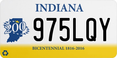 IN license plate 975LQY