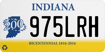 IN license plate 975LRH
