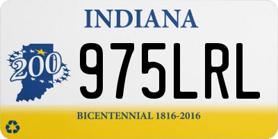 IN license plate 975LRL