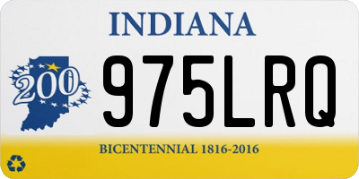 IN license plate 975LRQ