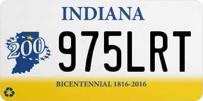 IN license plate 975LRT