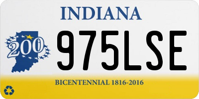 IN license plate 975LSE