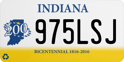 IN license plate 975LSJ
