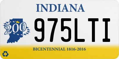 IN license plate 975LTI