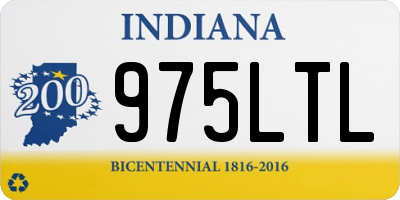IN license plate 975LTL