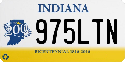 IN license plate 975LTN