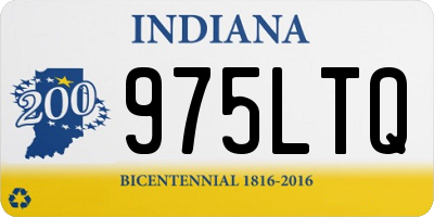 IN license plate 975LTQ