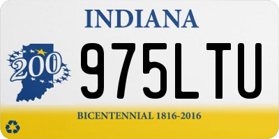 IN license plate 975LTU
