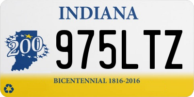 IN license plate 975LTZ