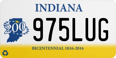 IN license plate 975LUG