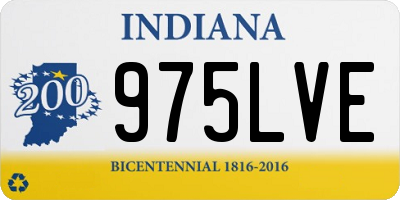 IN license plate 975LVE