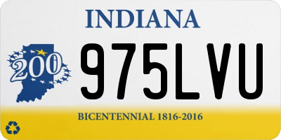 IN license plate 975LVU
