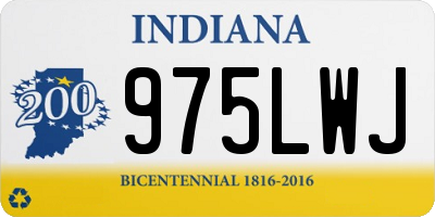 IN license plate 975LWJ