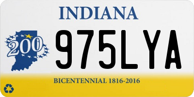 IN license plate 975LYA