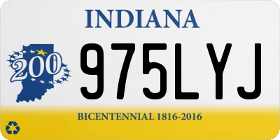 IN license plate 975LYJ
