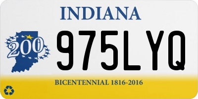 IN license plate 975LYQ