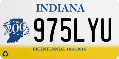 IN license plate 975LYU
